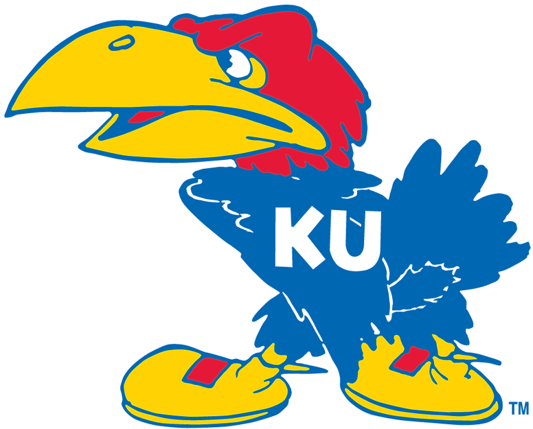 Kansas Jayhawks 1941-1945 Primary Logo diy iron on heat transfer